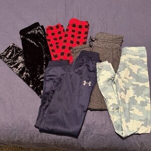BUNDLE (5)Old Navy Kids' Leggings. Size Medium